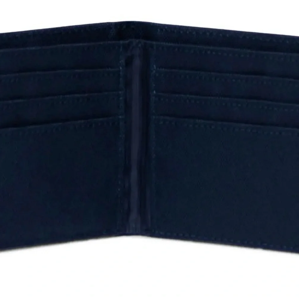 Herschel Supply Company Black Bifold Wallet with Logo Patch